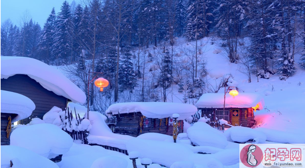 2018创意雪景带图心情说说短语    形容雪景的配图优美句子说说朋友圈