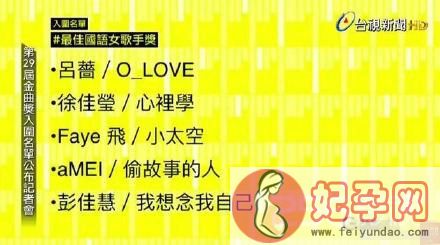 令林俊杰惊叹 入围第29届金曲奖最佳国语女歌手的吕蔷是谁