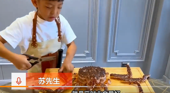 家长回应孩子用千元帝王蟹比赛做饭说了什么 一般帝王蟹价格是多少