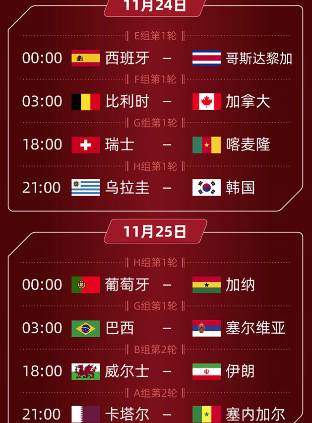 2022年世界杯直播在哪可以观看 2022年世界杯什么时候开始