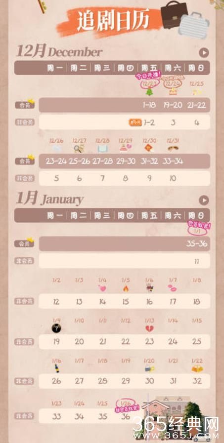《孤独的野兽》追剧日历