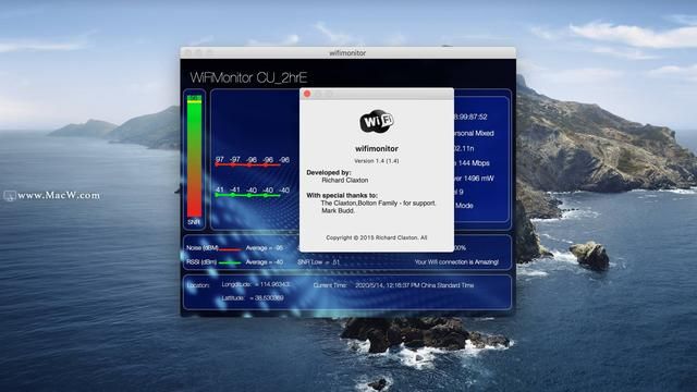 企业wifi无线网络管理软件（WiFiMonitorforMac）