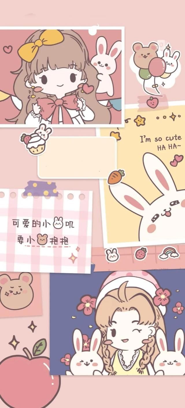 创意灰色插画系列手机壁纸（可爱壁纸插画心手机壁纸）(4)