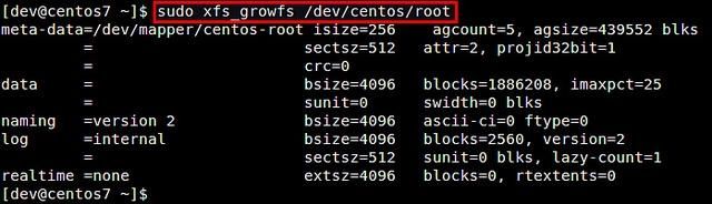 linux怎么看nfs配置文件（如何扩展XFS文件系统）(4)