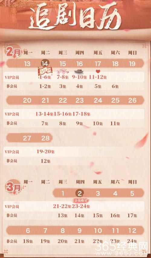 《与卿书》追剧日历