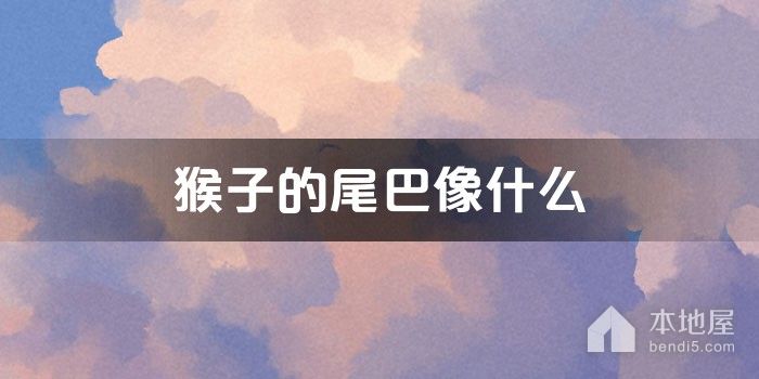 猴子的尾巴像什么