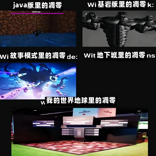 我的世界新老版本凋零（我的世界不同版本）(3)