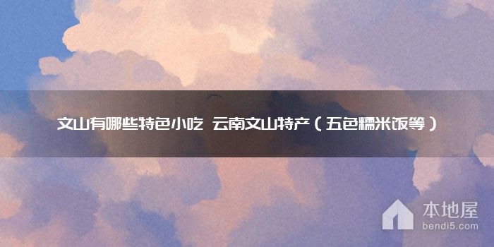文山有哪些特色小吃