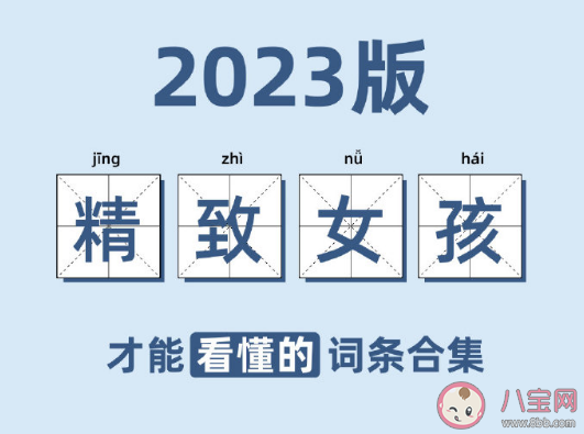 2023版精致女孩才能看懂的词条合集 做一个精致的女孩有多难