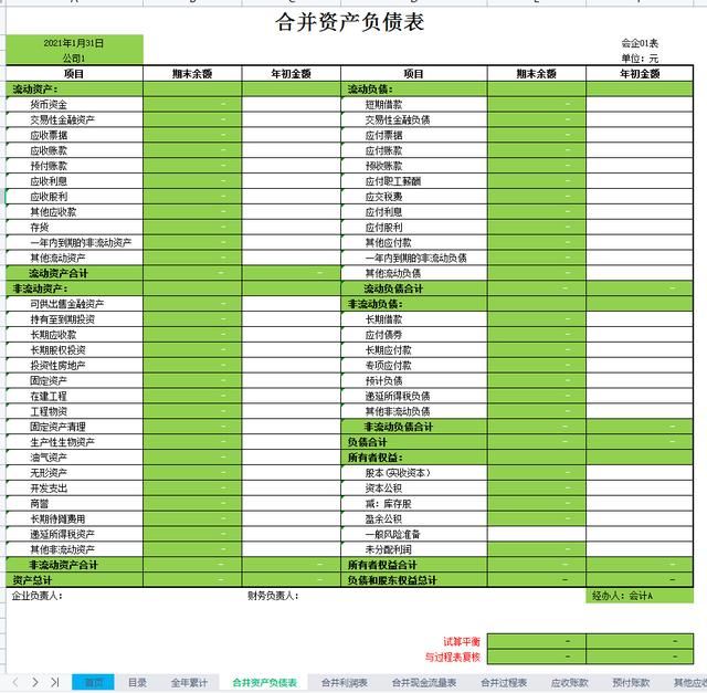 如何做合并财务报表：全自动合并报表系统(4)