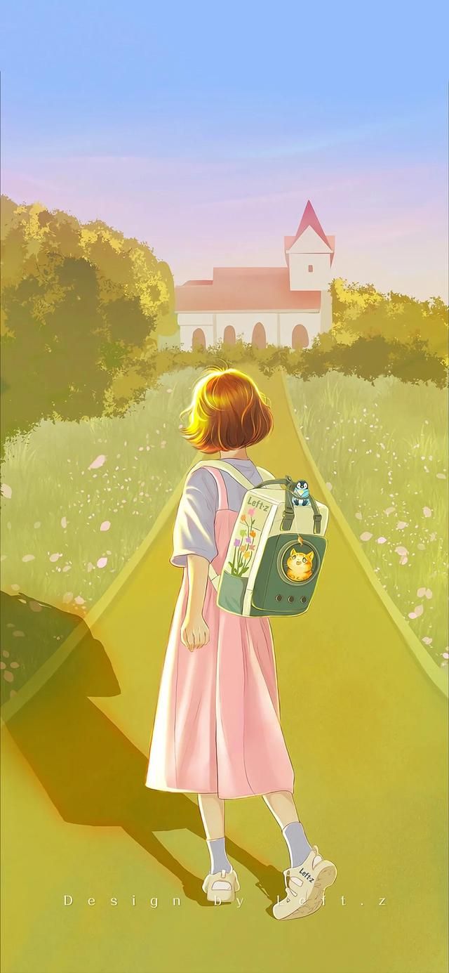 可人的手机壁纸少女：唯美女孩手机壁纸套图