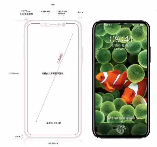 iphone8外观介绍 iPhone8外形参数配置曝光