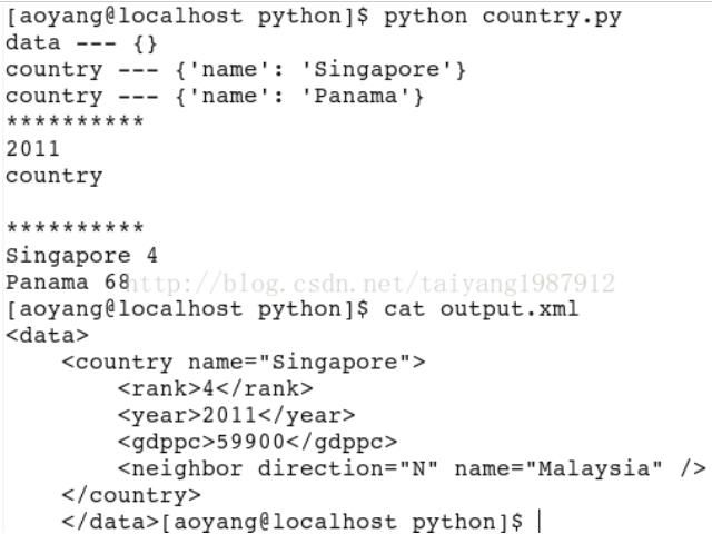 提取xml文件的内容 python Day60:用Python解析XML文件xml.etree.ElementTree