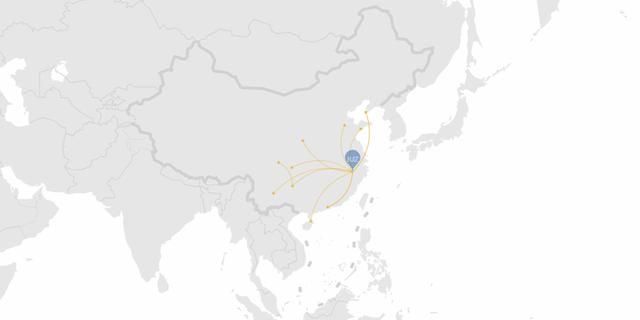 2022浙江机场吞吐量排名 浙江省7座民航机场一览(15)