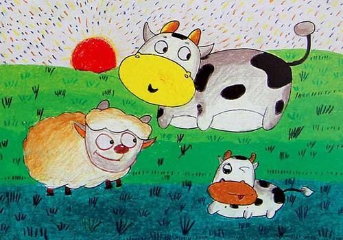 油画棒经典色系绘画超简单 儿童最喜欢的绘画工具之一(13)