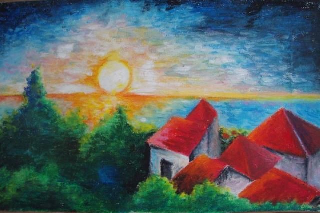油画棒经典色系绘画超简单 儿童最喜欢的绘画工具之一(2)