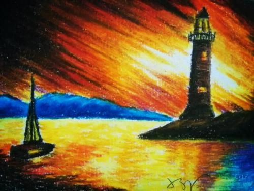 油画棒经典色系绘画超简单 儿童最喜欢的绘画工具之一(17)