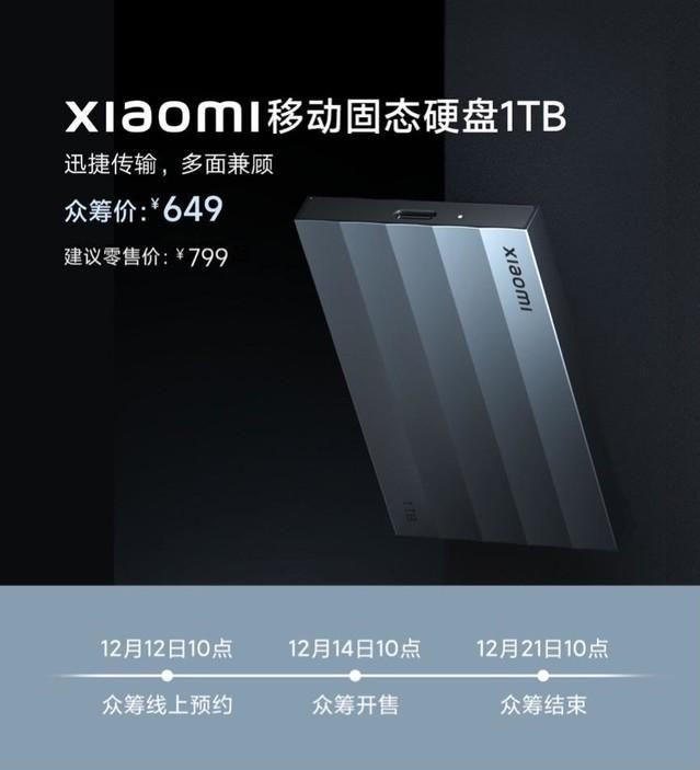 小米固态硬盘价格表 1000众筹开放小米发布1TB固态硬盘(2)